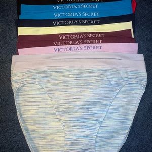 Large lot (14) Victoria’s Secret Seamless Brief Panty size small